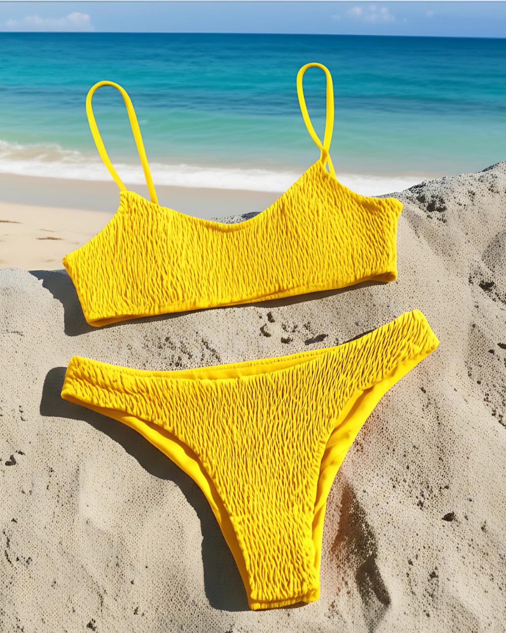 Pretty in Pleats - Yellow