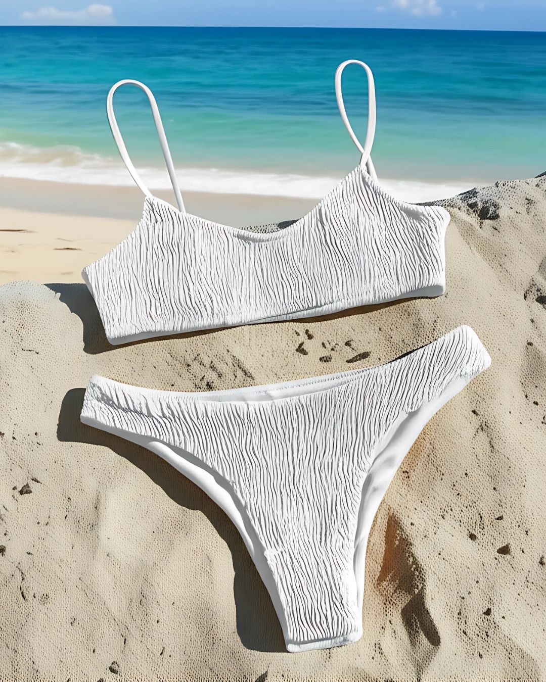 Pretty in Pleats - White