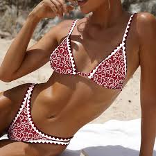 Athena Bikini - Pattern Red